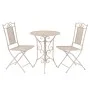 Garden bistro table and chairs 3 pieces white steel by vidaXL, Garden sets - Ref: Foro24-43149, Price: 222,95 €, Discount: %