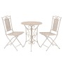 Garten-Bistrotisch und Stühle, 3 Stück, weißer Stahl von vidaXL, Gartensets - Ref: Foro24-43149, Preis: 234,43 €, Rabatt: %