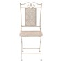 Garten-Bistrotisch und Stühle, 3 Stück, weißer Stahl von vidaXL, Gartensets - Ref: Foro24-43149, Preis: 234,43 €, Rabatt: %