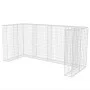 Gabions to hide a triple container 250x100x120 cm by vidaXL, Waste container supports - Ref: Foro24-142560, Price: 172,16 €, ...