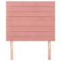 Kopfteile 2 Einheiten aus rosa Samt 90x5x78/88 cm von , Kopf- und Fußteile - Ref: Foro24-3116513, Preis: 56,77 €, Rabatt: %
