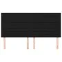 Headboards 4 units of black fabric 100x5x78/88 cm by , Headboards and footboards - Ref: Foro24-3116496, Price: 94,59 €, Disco...