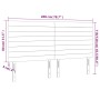 Kopfteile 4 Einheiten aus schwarzem Stoff 100x5x78/88 cm von , Kopf- und Fußteile - Ref: Foro24-3116496, Preis: 112,02 €, Rab...