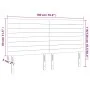Headboards 4 units of light gray velvet 90x5x78/88 cm by , Headboards and footboards - Ref: Foro24-3116532, Price: 84,26 €, D...