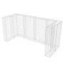Gabions to hide a triple container 250x100x120 cm by vidaXL, Waste container supports - Ref: Foro24-142560, Price: 172,16 €, ...