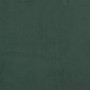 Cabecero de terciopelo verde oscuro 93x23x78/88 cm