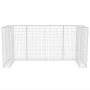 Gabions to hide a triple container 250x100x120 cm by vidaXL, Waste container supports - Ref: Foro24-142560, Price: 172,16 €, ...