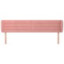 Rosa Samtkopfteil 183x23x78/88 cm von , Kopf- und Fußteile - Ref: Foro24-3117349, Preis: 67,41 €, Rabatt: %