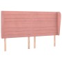 Kopfteil mit rosa Samtohren 183x23x118/128 cm von , Kopf- und Fußteile - Ref: Foro24-3118161, Preis: 125,20 €, Rabatt: %
