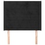 Headboard with black velvet ears 93x16x118/128 cm by , Headboards and footboards - Ref: Foro24-3119758, Price: 74,14 €, Disco...
