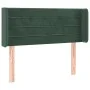 Cabecero con LED de terciopelo verde oscuro 93x16x78/88 cm de , Cabeceros y pies de cama - Ref: Foro24-3123415, Precio: 61,09...