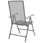 Stapelbare Gartenstühle 2 Einheiten aus grauem Stahl von vidaXL, Gartenstühle - Ref: Foro24-42716, Preis: 116,40 €, Rabatt: %