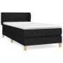 Boxspringbett mit schwarzer Stoffmatratze 90x190 cm von , Betten und Lattenroste - Ref: Foro24-3126767, Preis: 311,78 €, Raba...