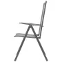 Stackable garden chairs 2 units gray steel by vidaXL, Garden chairs - Ref: Foro24-42716, Price: 122,14 €, Discount: %