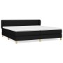 Boxspringbett mit schwarzer Stoffmatratze 200x200 cm von , Betten und Lattenroste - Ref: Foro24-3126911, Preis: 592,86 €, Rab...