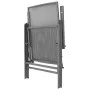 Stapelbare Gartenstühle 2 Einheiten aus grauem Stahl von vidaXL, Gartenstühle - Ref: Foro24-42716, Preis: 116,40 €, Rabatt: %