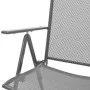 Stapelbare Gartenstühle 2 Einheiten aus grauem Stahl von vidaXL, Gartenstühle - Ref: Foro24-42716, Preis: 116,40 €, Rabatt: %