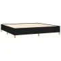 Boxspringbett mit schwarzer Stoffmatratze 200x200 cm von , Betten und Lattenroste - Ref: Foro24-3128631, Preis: 673,20 €, Rab...