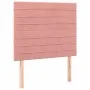 Boxspringbett mit rosa Samtmatratze 90x200 cm von , Betten und Lattenroste - Ref: Foro24-3129254, Preis: 336,08 €, Rabatt: %