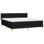 Box spring bed with black fabric mattress 180x200 cm by , Beds and slatted bases - Ref: Foro24-3130371, Price: 546,74 €, Disc...