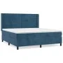 Boxspringbett mit dunkelblauer Samtmatratze 180x200 cm von , Betten und Lattenroste - Ref: Foro24-3132757, Preis: 613,41 €, R...