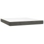 Boxspringbett mit Matratze und dunkelgrauem LED-Samt 180x200 cm von , Betten und Lattenroste - Ref: Foro24-3136198, Preis: 56...