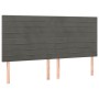 Boxspringbett mit Matratze und dunkelgrauem LED-Samt 180x200 cm von , Betten und Lattenroste - Ref: Foro24-3136198, Preis: 56...