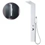 Matte White Aluminum Shower Panel System by vidaXL, Jet nozzles for bathtubs and showers - Ref: Foro24-142372, Price: 162,47 ...