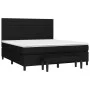 Box spring bed with black fabric mattress 180x200 cm by , Beds and slatted bases - Ref: Foro24-3136695, Price: 657,44 €, Disc...