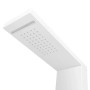 Sistema de panel de ducha aluminio blanco mate de vidaXL, Boquillas de chorro para bañeras y duchas - Ref: Foro24-142372, Pre...