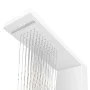 Duschpaneelsystem aus mattweißem Aluminium von vidaXL, Strahldüsen für Badewannen und Duschen - Ref: Foro24-142372, Preis: 16...