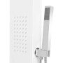 Matte White Aluminum Shower Panel System by vidaXL, Jet nozzles for bathtubs and showers - Ref: Foro24-142372, Price: 165,79 ...