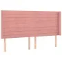 Box spring bed with mattress and LED pink velvet 180x200 cm by , Beds and slatted bases - Ref: Foro24-3139642, Price: 562,89 ...