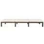 Lounger with brown synthetic rattan cushion by vidaXL, Loungers - Ref: Foro24-42845, Price: 140,21 €, Discount: %