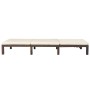 Tumbona con cojín de ratán sintético marrón de vidaXL, Tumbonas - Ref: Foro24-42845, Precio: 141,80 €, Descuento: %
