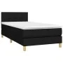 Box spring bed with black fabric mattress 90x200 cm by , Beds and slatted bases - Ref: Foro24-3140587, Price: 279,30 €, Disco...