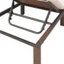 Sonnenliege mit braunem synthetischem Rattankissen von vidaXL, Liegen - Ref: Foro24-42845, Preis: 141,88 €, Rabatt: %