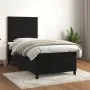 Box spring bed with black synthetic leather mattress 90x190 cm by , Beds and slatted bases - Ref: Foro24-3143057, Price: 290,...