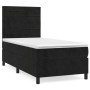 Cama box spring con colchón cuero sintético negro 90x190 cm de , Camas y somieres - Ref: Foro24-3143057, Precio: 308,86 €, De...