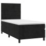 Cama box spring con colchón cuero sintético negro 90x190 cm de , Camas y somieres - Ref: Foro24-3143057, Precio: 308,86 €, De...