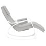Hellgrauer Stoffschaukelstuhl von , Schaukelstühle - Ref: Foro24-351075, Preis: 140,95 €, Rabatt: %