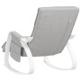 Hellgrauer Stoffschaukelstuhl von , Schaukelstühle - Ref: Foro24-351075, Preis: 140,95 €, Rabatt: %