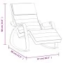 Hellgrauer Stoffschaukelstuhl von , Schaukelstühle - Ref: Foro24-351075, Preis: 148,73 €, Rabatt: %
