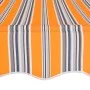 Manuell einziehbare Markise 250 cm gelb und blau gestreift von vidaXL, Markisen - Ref: Foro24-43227, Preis: 84,80 €, Rabatt: %