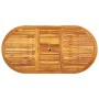 Set de comedor de jardín 7 piezas madera maciza de acacia