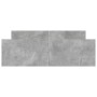 Betongrauer Bettrahmen mit Kopf- und Fußteil 135 x 190 cm von , Betten und Lattenroste - Ref: Foro24-3203792, Preis: 132,51 €...