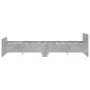 Betongrauer Bettrahmen mit Kopf- und Fußteil 135 x 190 cm von , Betten und Lattenroste - Ref: Foro24-3203792, Preis: 130,50 €...