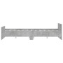Betongrauer Bettrahmen mit Kopf- und Fußteil 135 x 190 cm von , Betten und Lattenroste - Ref: Foro24-3203792, Preis: 132,51 €...