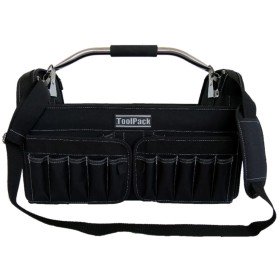 Toolpack Bolso de herramientas Brisk negro 49x30x37 cm 360.