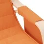 Silla mecedora de tela amarillo oscuro de , Mecedoras - Ref: Foro24-351081, Precio: 130,14 €, Descuento: %